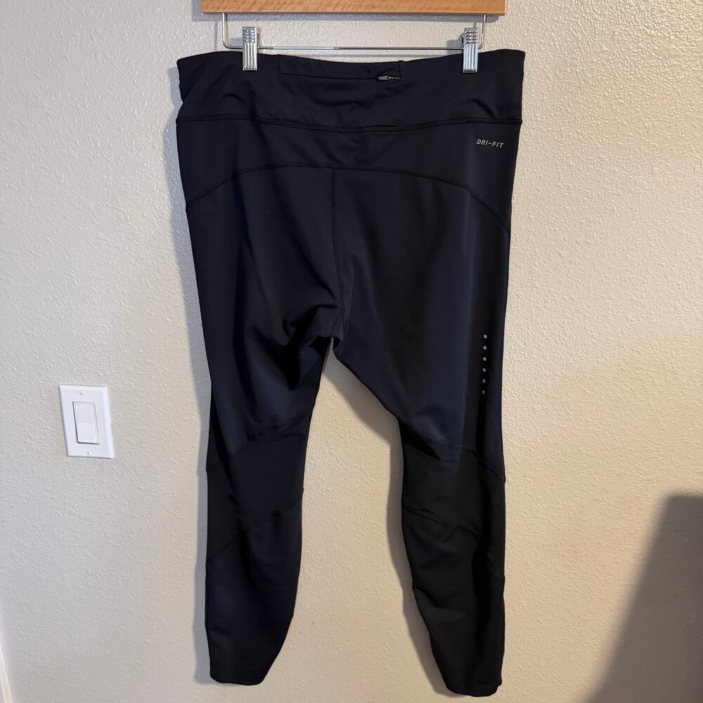 Nike Running Dri-Fit Black Ankle Length Leggings Women's Size 1X - Picture 3 of 5